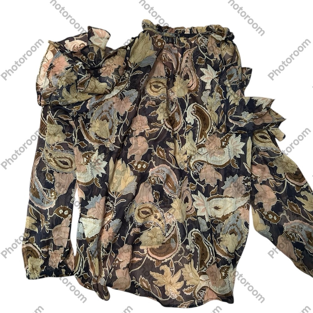 Elegant Floral Women's Blouse